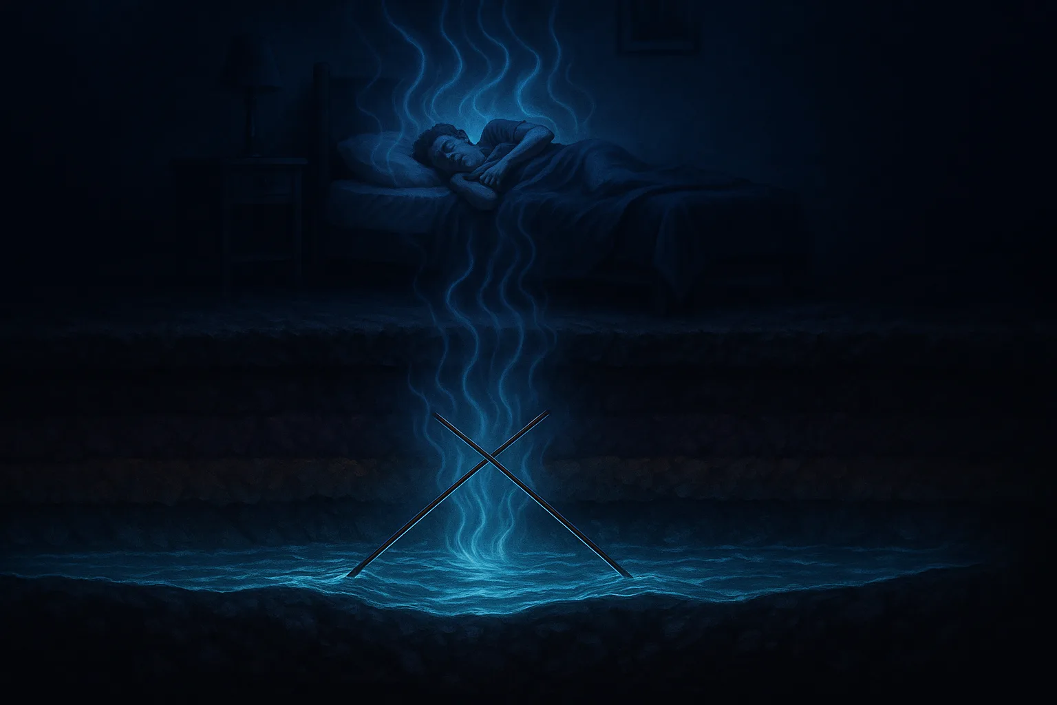 Cours d'eau souterrain + sommeil : pourquoi ce sujet revient tout le temps